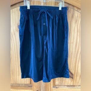 Mens Cuddl Duds blue pajama lounge shorts size M